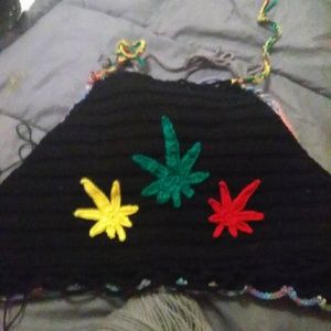 Handmade crocheted halter top